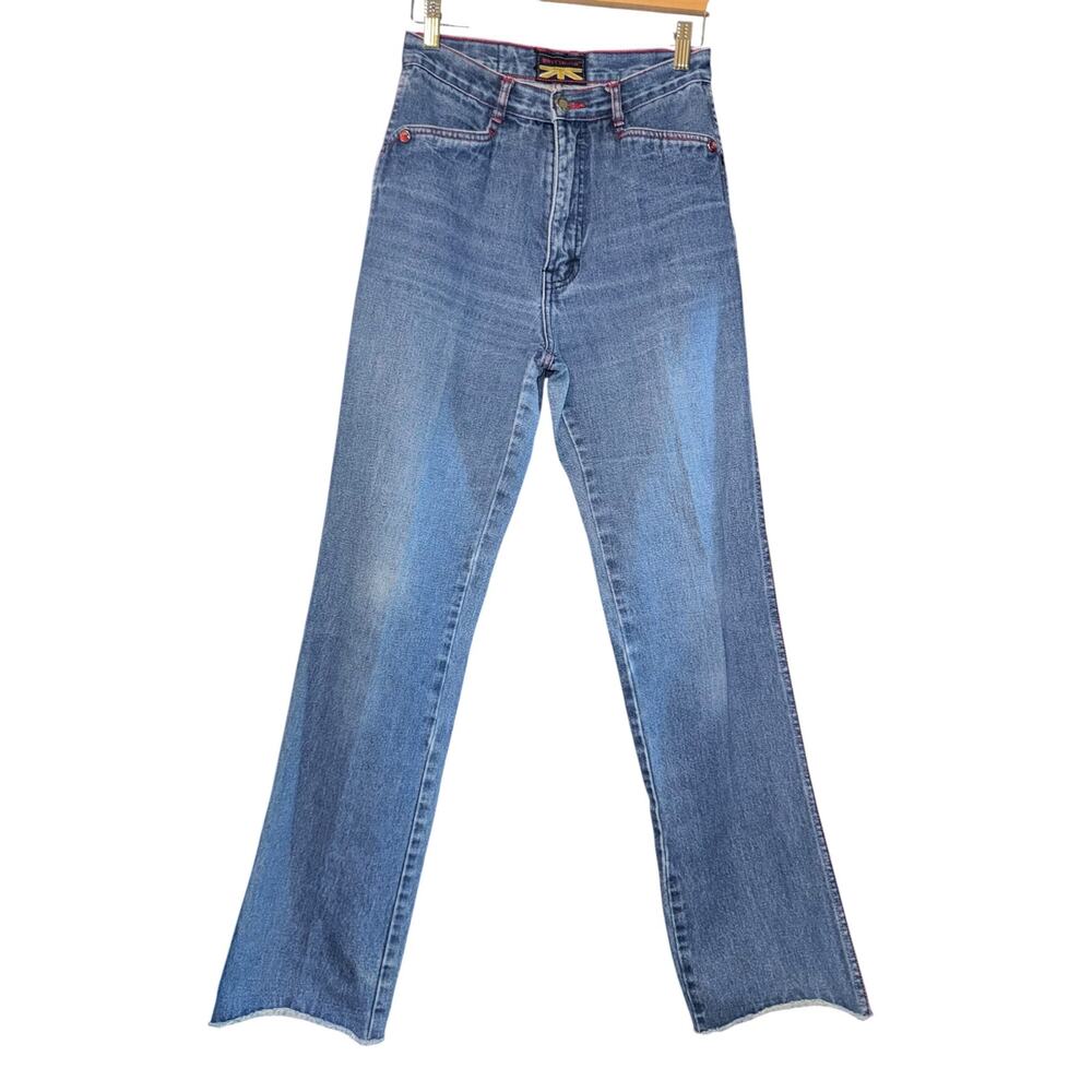 Vintage Y2K Brittania Jeans 9 High Rise Western‎ Country Distressed Straight Leg